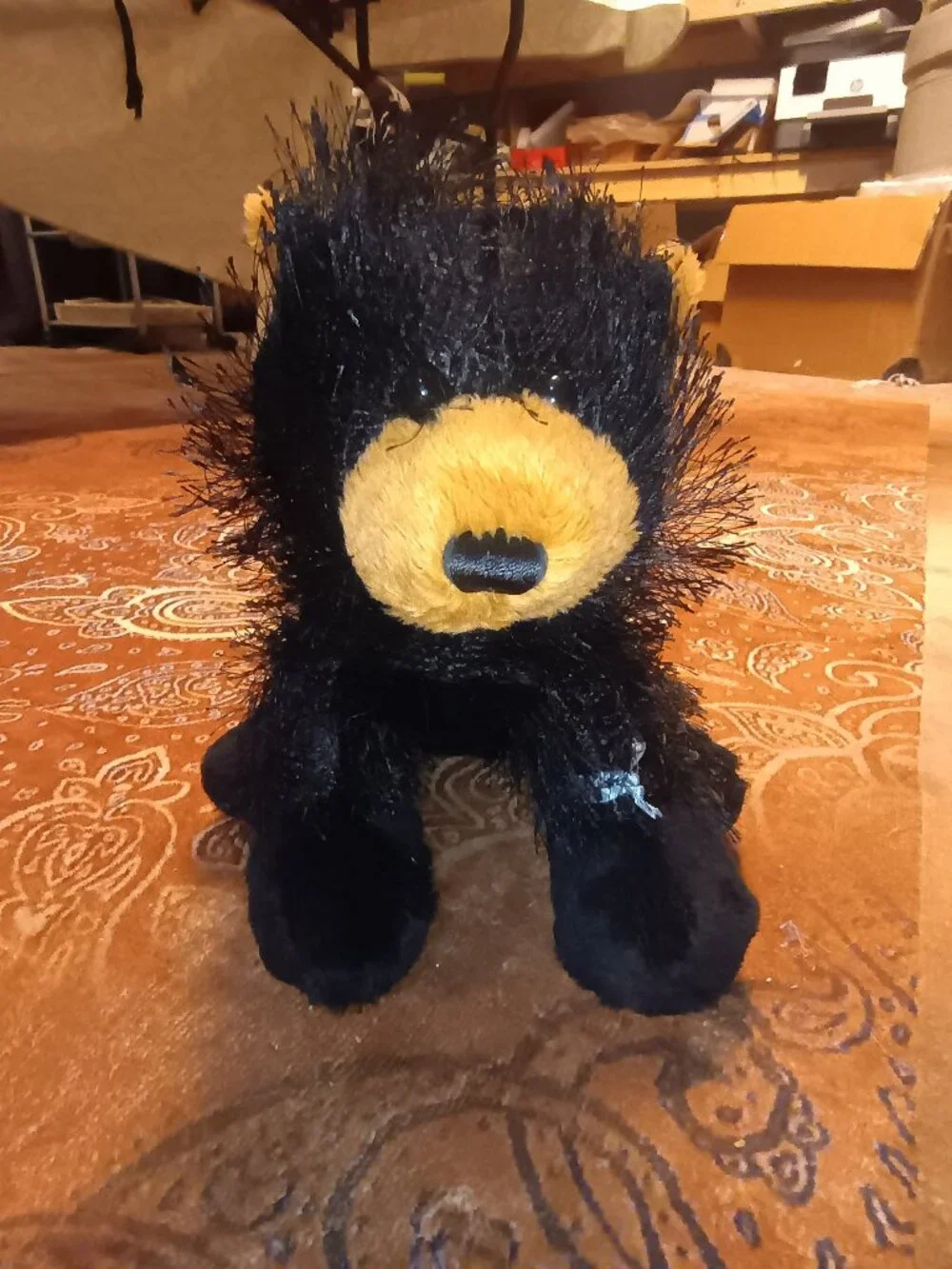 Ty Beanie Baby Black Bear Plush Toy